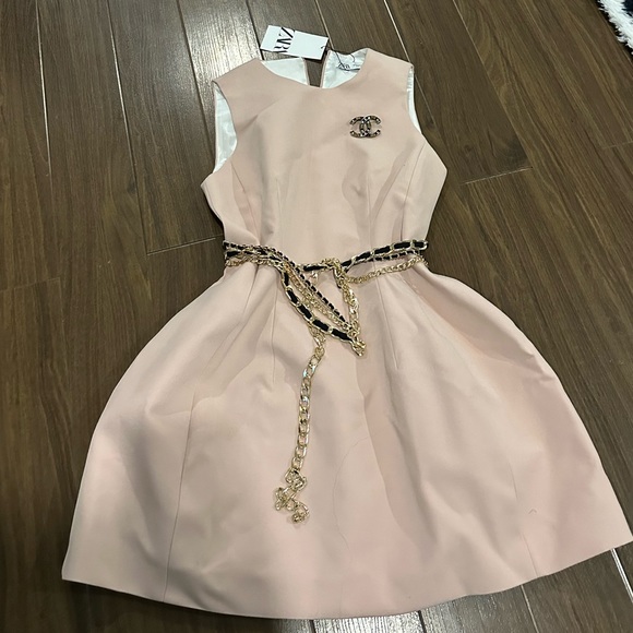 Zara Zara | Dresses | Brand New Zara Voluminous Short Dress Pink ... - Picture 5 of 16